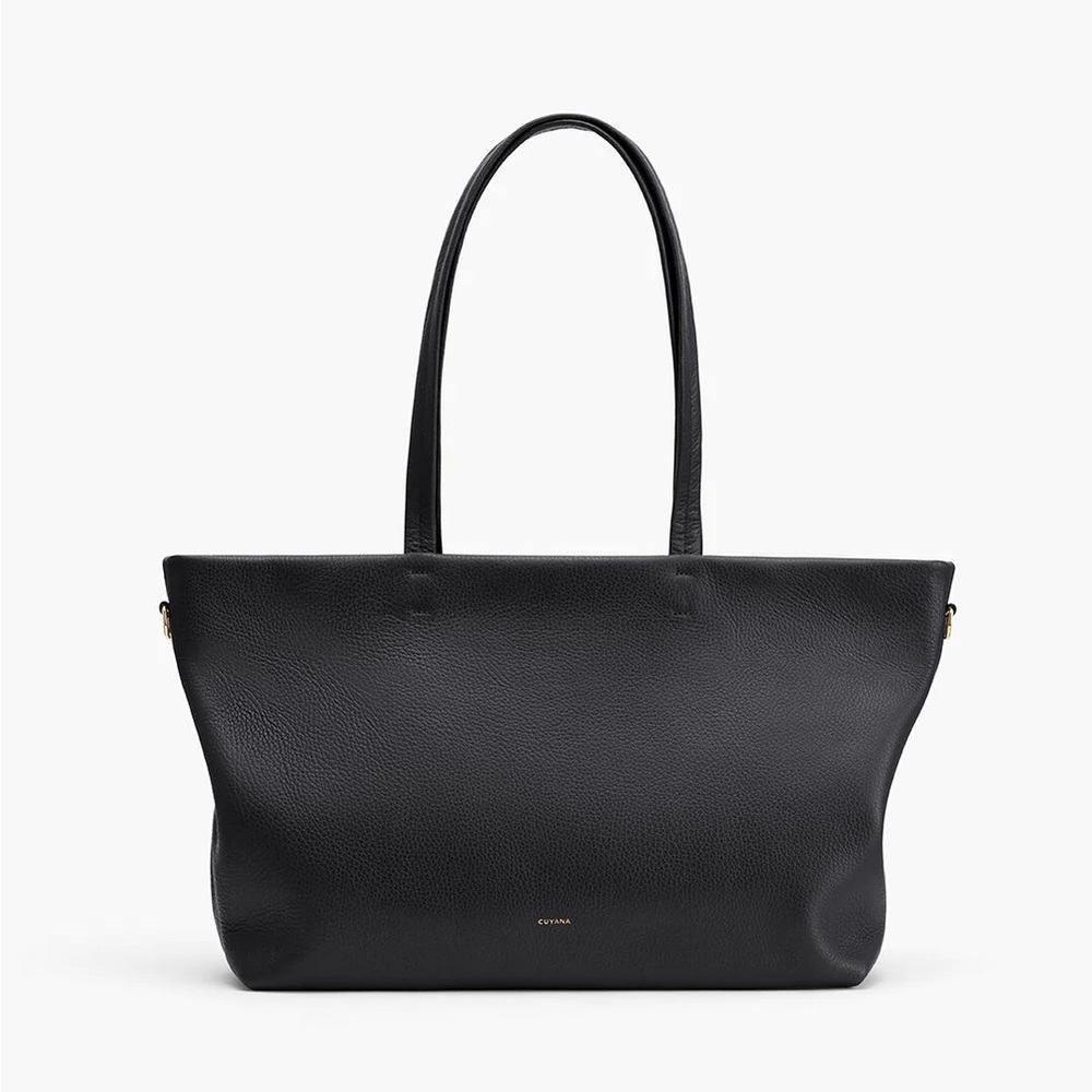 Cuyana Small Easy Zipper Tote Black